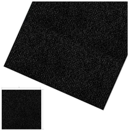 Losetas de moqueta autoadhesivas, Losetas De Alfombra Autoadhesivas Multicolor 30x30CM 20uds(Schwarz)