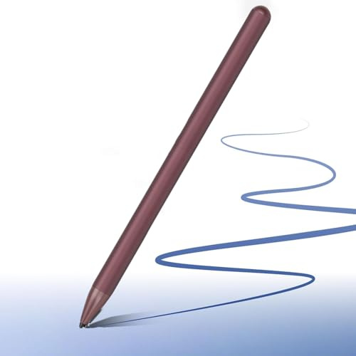 Fabater Bolígrafo Activo Recargable MPP 2.0 Inclinable para Portátil con Pantalla Táctil 2 en 1, Lápiz Capacitivo para Envy X360 con Sensibilidad a la Presión 4096, Rechazo de Palma (Rojo)