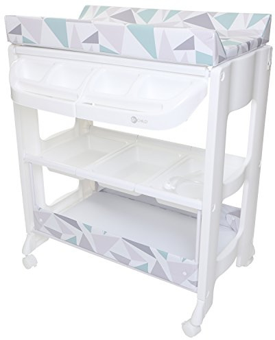 MyChild Peachy Changing Unit with Concealed Bath, Geo Diamond