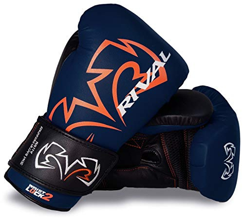 RIVAL Boxhandschuhe RS11V Evolution blau Workout Sparring Trainingshandschuhe, blau, 396,9 g (14 oz)