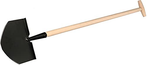 KOTARBAU® Rasenstecher Kantenstecher Hablrund mit Holzstiel zum Abstechen von Rasenfläche