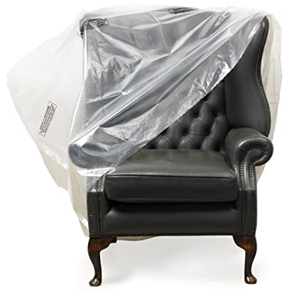 Direct Manufacturing Housse de protection robuste pour canapé et meuble Protection contre les griffes d'animaux, liquides et poussières Idéal pour les déplacements (fauteuil)