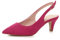 AJVANI Womens Ladies Low Heel 50s Slingback Buckle Pointed Open Back Shoes Size 6 39