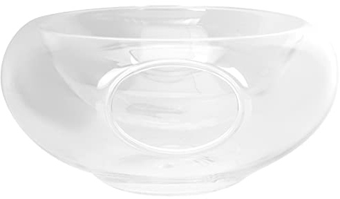 NUOBESTY Wedding Decoration Enfriador Caviar Ensaladera De Seco Ensaladera De De Doble Pared Ensaladera con Base De Enfriador De De Transparente De Comida Fría Recipientes De Casamento Decoração