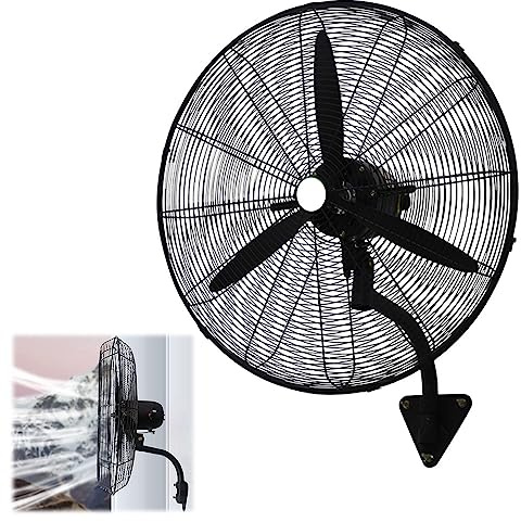 Ventilatore Da Parete Ad Alta Velocità, Industriale Ventilatore Oscillante A Parete, Oscillante A 120°,3 Velocità, Motore Potente E Silenzioso, Per Famiglia/Ristorante/Bar/Garage ( Size : 55cm/21in )