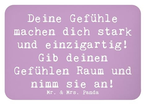 Mr. & Mrs. Panda Magnet Spruch Emotionen ausdrücken - Geschenk, Pinnwandmagnet, whiteboardmagnet, Vertrauem, Trost, Ermutigung, Fridge, Kühlschrankmagnet, herzerwärmend, Notizhalter, Alltag aufhellen
