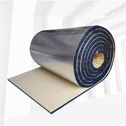 ZXCVBNAS Schallschutz Dämpfungsmatte，Hitzeschild, Schalldämpfung, feuchtigkeitsbeständig,Dämmmatte，feuerbeständig, wasserdicht, for Dach, Wand, Autoverdeck, Wintergarten(25MM(THK),9m²)