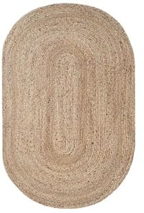 Felpudo Tejido Alfombras redondas ovaladas de ratán for sala de estar y dormitorio, estilo japonés, de paja y junco, tejidas a mano, for decoración del hogar. para Interiores Y Exteriores(Oval,60cm Sm