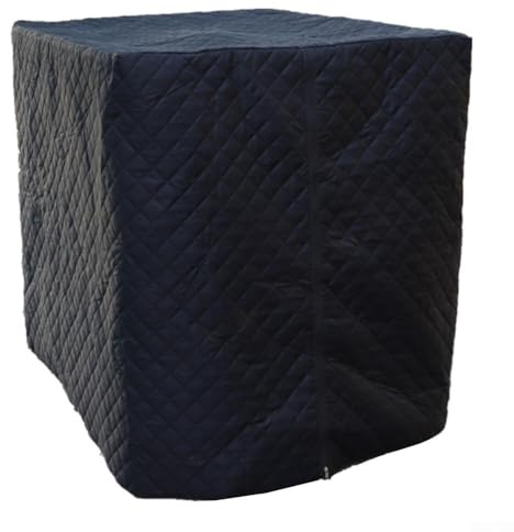 Besttoolifes Winter IBC Tank Cover 1000L Insulated Container Protection With UV Shield Oxford Fabric Thermal Blanket For Rainwater Storage Container 120x100x116cm(black)