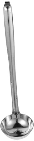 PRETYZOOM Stainless Steel Soup Spoon Serving Ladle Spoons for Soup Gravy Sauce Professional Kitchen Utensils Easy to Clean