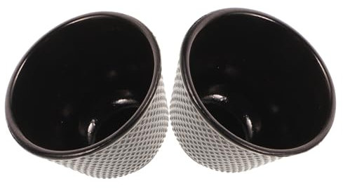 Didiseaon Lot De 2 Tasses à Thé Kung Fu Style Rétro En Fonte, Petite Taille, Matériau Solide, Compatibles Boissons Chaudes Et Froides, Pour Salon De Thé Et Usage Quotidien