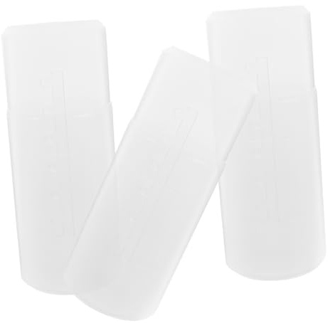 LOORGVEL 3 pièces Set de Porte Pinceaux Maquillage Réglables Transparents Boîtes de Rangement Étanches pour Brosses et Accessoires Cosmétiques Organisateurs Polyvalents pour Bureau et