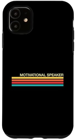 Custodia per iPhone 11 Altoparlante motivazionale - Colorato