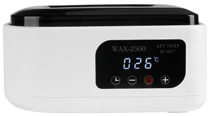 Kit de bain de cire de paraffine pour mains et pieds avec minuterie automatique et contrôle précis de la température, machine à fondre la cire pour le traitement professionnel du spa et de l'arthrite