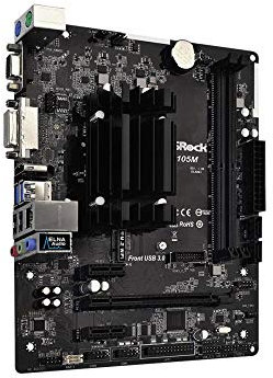 Asrock j4105 m Intel j4105 Scheda Madre CPU M-ATX DVI/HDMI DDR4 Retail