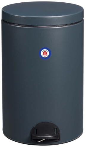 ROSSIGNOL Poubelle de cuisine, Poubelle 20L, Poubelle à pédale, Fabrication française, Seau intérieur amovible avec anse, Pratique ELORA