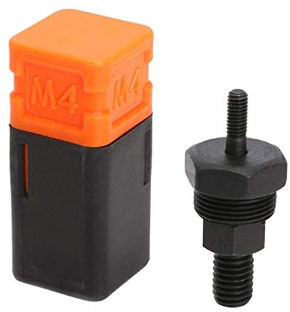 Milageto Pièce de Rechange M8 SAE 3/8-16 Embout de Rivet, Kits pour Outil à Rivets à écrou Manuel - M4