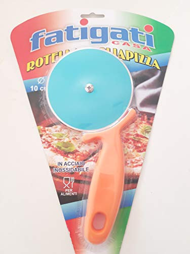 B-BLACK Rotella TAGLIAPIZZA TAGLIERINA per Pizza in Acciaio Diametro 10 Centimetri in Acciaio Inossidabile COLTELLI da Cucina