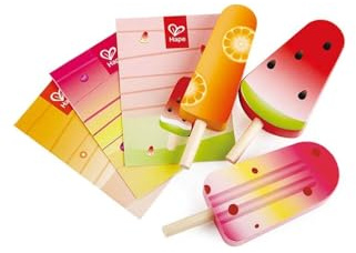 Hape EIS am Stiel-Set | Zubehör für Kaufmannsladen und Kinderküche aus Holz