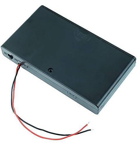 AA x 8 Enclosed Battery Holder W/Switch 150mm DIY Hobby Electronics