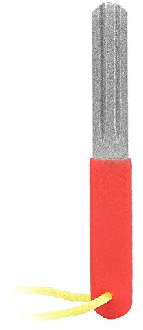 Artillery Affilatore per Ami da Pesca, Pietra Abrasiva Doppia Faccia Grana 400/800 Lima Abrasiva Diamantata per Ami da Pesca Affilatura