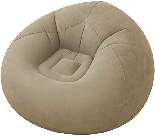 Aufblasbarer Sitzsack Sessel für Wohnzimmer und Outdoor Faltbar Ultra Weich und Bequem Liege Sofa Couch