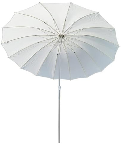 KXWOQ3ED Parasol de Jardin Rond de 200 cm, Parasol de Shanghai Portable et Inclinable, Parasol de Patio d'Extérieur Imperméable, Parasol de Table de Marché avec Protection UV et Mât en Aluminium