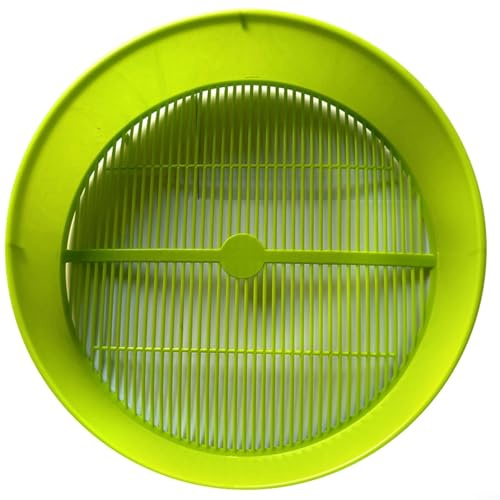Puupaa Blueberry Tamis de nettoyage en plastique pour fruits Panier multifonction avec maille fine pour jardin, cuisine, baies, légumes 36 x 7,5 x 7,5 cm (vert)
