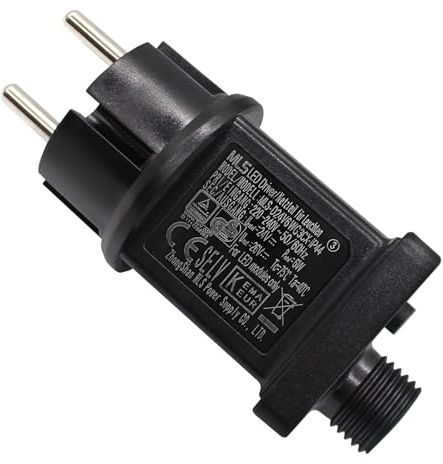24 V 6W LED-Netzteil, IP44 LED-Transformator Niederspannung -Adapter Treiber Ersatz für Weihnachtsbeleuchtung, Lichterketten