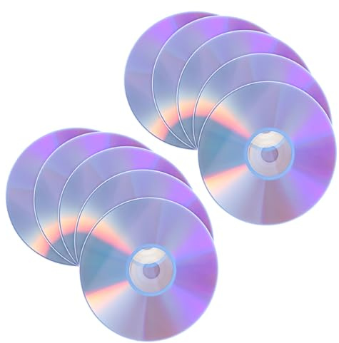BESPORTBLE 10pezzi Dischi Cd-r Vuoti per Masterizzazione Audio Dischi Dvd Registrabili per Computer Supporti Scrivibili una Volta per Dati e Musica Multimediali per Backup e Archiviazione
