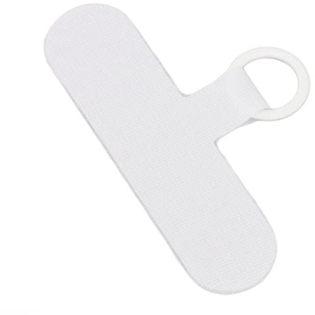 AUNMAS Telefonremslapp Nylon Tether Flik Universalkontakt 60 Mm Laddningsport åtkomst för Smartphonefodral Halsrem Handledsrem Utomhusresependlare (Vit)