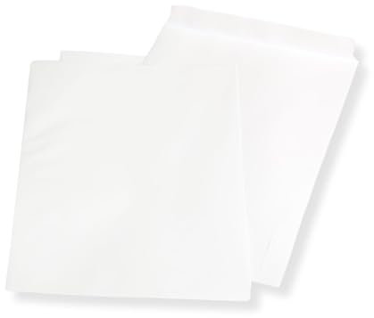50 Stück Versandtaschen B4 ohne Fenster weiß Haftklebend 250x353 mm HK Briefumschläge Kuvert