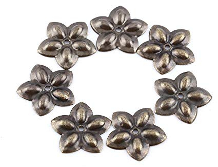 Fdit 100 Piezas de Clavos de tapicería Vintage, Etiquetas de Metal de Bronce, Muebles, sofá, Zapata, Puerta, Tachuelas Decorativas(9#)