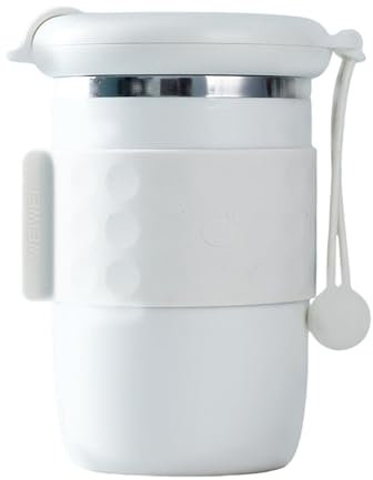 Stainless Steel Cup, Electric Coffee Mug, Coffee Milk Tea Cup, Hot Chocolate Stirring, Matcha Mixing Cup, Lanyard Coffee Cups, Portable Electric Mixing Cups for Milk, Tea, Hot Chocolate