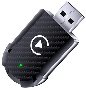 AI&JL CarPlay Adattatore per auto wireless con Android Auto, Convertire via cavo in wireless AA, Mini e stabile