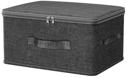 JASFLY Scatola richiudibile pieghevole, 40 x 30 x 21 cm, con coperchio, scatola richiudibile, organizer per armadio da camera da letto