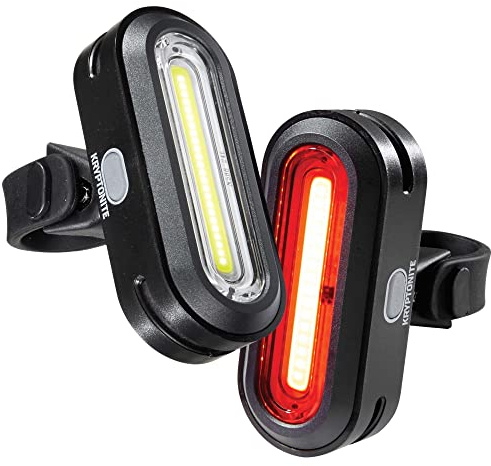 Kryptonite Avenue F-150 & R-75 Set, Lights Unisex Adulto, Negro, Talla Única