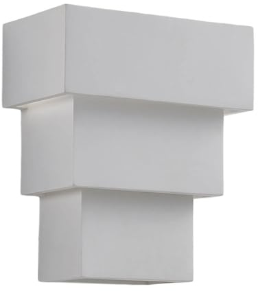 Lindby Wandleuchte, Wandlampe Innen Antonella (Modern) in Weiß aus Gips/Ton (1 flammig G9) - Wandstrahler Wandbeleuchtung Schlafzimmer/Wohnzimmer Wohnzimmerleuchte