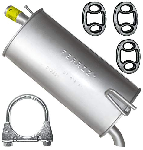 Adamot Endschalldämpfer Auspuff Endtopf für Opel Meriva A 1.4i 16V 1.6i 1.6i 16V