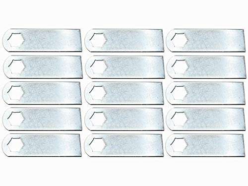 SECURA Jeu de lames (Kit de 15) compatible avec MTD VE 34 16AE31DA600 Scarificateur