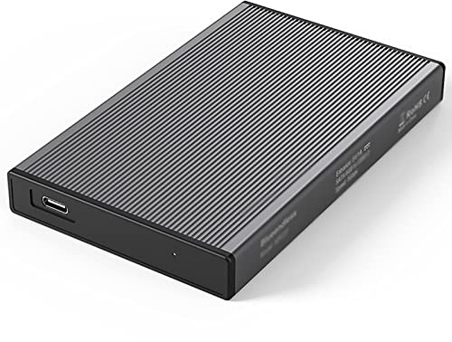 AOSAFE Almacenamiento HDD Móvil, Disco Duro Externo USB 3.0 Portátil con Indicador De Estado LED, Velocidad De Transmisión De 5 Gbit/s,para La Escuela En La Sala Juegos La Oficina En El Hogar (Gris)