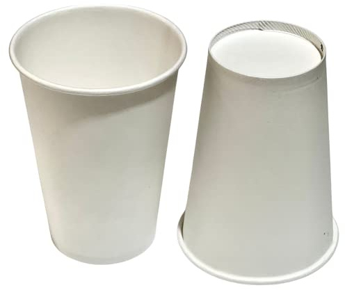 Very Wood Compagny 1000 Gobelets carton 33 cl, tasses jetables 12 oz pour boissons chaudes et froides, ecologic e biodégradables excellent pour café long et cappuccino