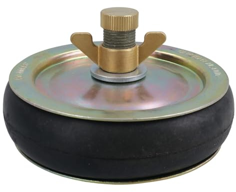Stahl-Abfluss-Testrohrstopfen, 150 mm, Abdeckkappe