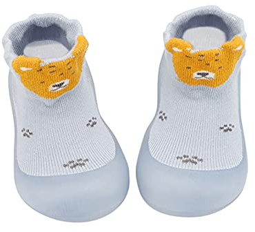 riou Zapatos Primeros Pasos Bebé Niño Niña 0-4 Años Zapatillas De Deporte Infantil Lindo Multifuncional Zapatos para Aprender Zapatos para Caminar Calzado Respetuoso Regalo Original