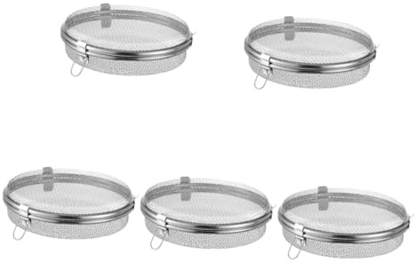 Amosfun 5st Korb Spülmaschinenbehälter Für Kleinteile Ersatzkörbe Für Geschirrspüler Besteckständer Zubehör Für Heißluftfritteusen Zubehör Für Spülmaschinenteile Draht Rostfreier Stahl