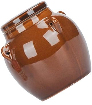 OKUMEYR Pot De Conservation Pour Épices Sel Sauce Miel Avec Couvercle Hermétique 500 Ml Pour