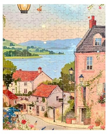 GJXWD Personalisiertes Foto-Puzzle 5000/4000/3000/2000/1500 Teile, Fotopuzzle Selbst Gestalten, Individuelles Puzzle mit Bild, für Geburtstage Weihnachten Valentinstag Hochzeiten Geschenk,5000Pcs