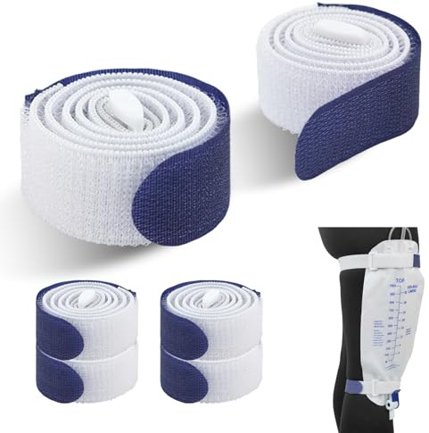 Beinbeutelgurte, 4 Packungen, Urinablaufbeutel, Gurt, Katheter, Beinbeutelriemen