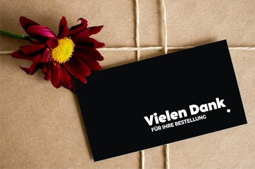 EppoBrand 80x Vielen Dank Für Ihre Bestellung Minimalistische Dankeskarten Leicht zu beschriften