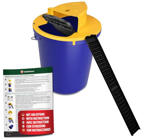 NEUES Model 2025! Veddelholzer lebendfalle Mausefalle mit Anleitung Mäusefalle Wühlmausfalle Rattenfalle Tierfreundlich Mäuse vertreiben effektive Mäuseabwehr mit Eimer für Haus & Garten